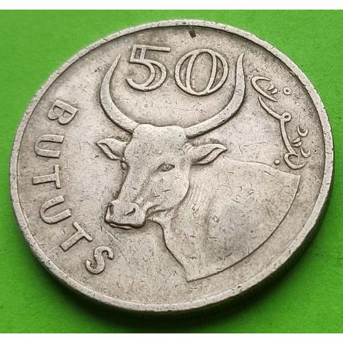 Портретная Гамбия 50 бутут 1971 г.