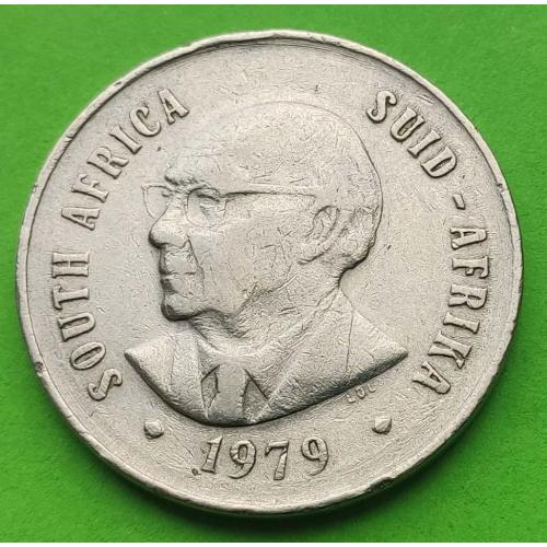 Портретная - ЮАР 50 центов 1979 г. - среднее состояние, но редкий портрет