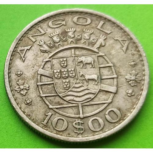 Португальская Ангола 10 эскудо 1969 г.