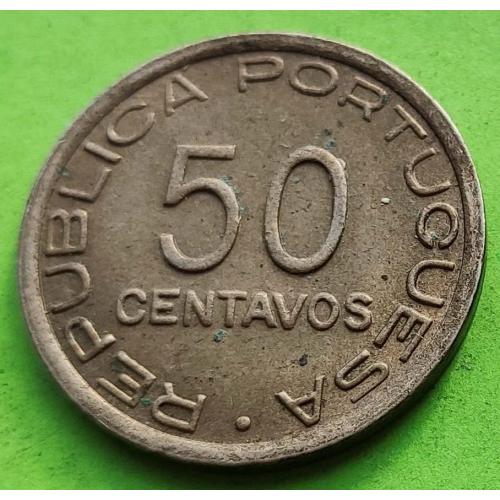  Реально красивая - Мозамбик 50 сентаво 1936 г.