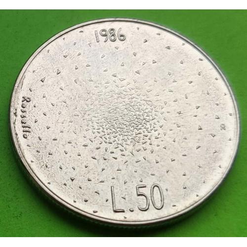Редкая серия - Сан-Марино 50 лир 1986 г.