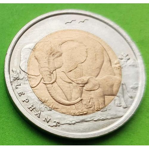 Редкая серия - Турция 1 лира 2009 г. (слон)