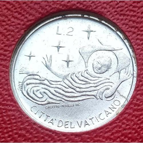 Редкая серия - Ватикан 2 лиры 1969 г.