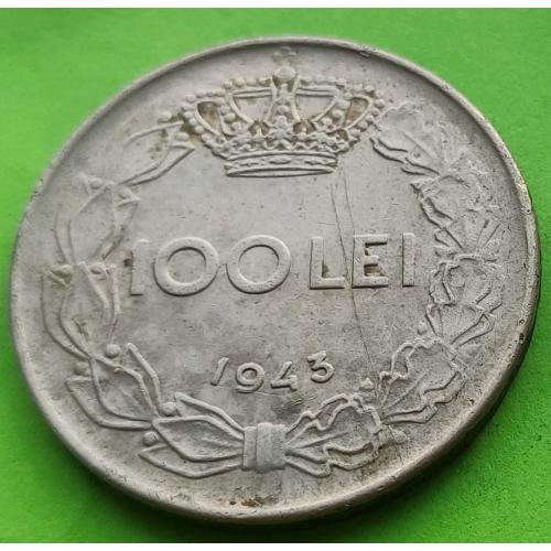 Румыния 100 лей 1943 г.
