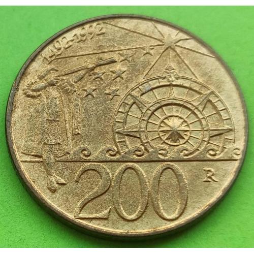 Сан-Марино 200 лир 1992 г.