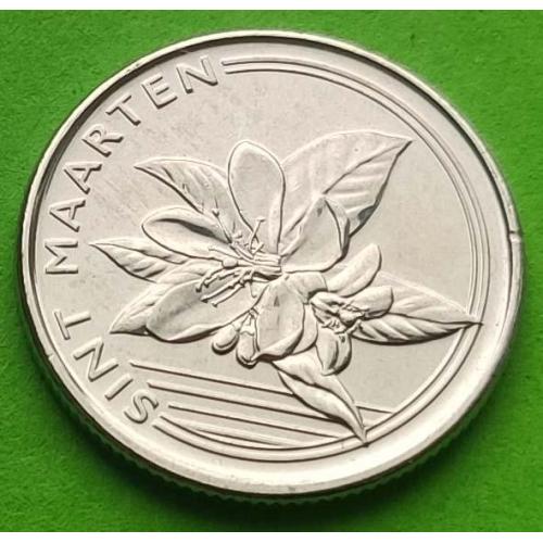Сен-Мартен 1 цент 2025 г.