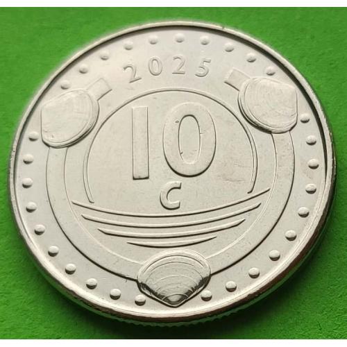 Сен-Мартен 10 центов 2025 г.