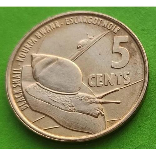Сейшельские о-ва (Сейшелы) 5 центов 2016 г.