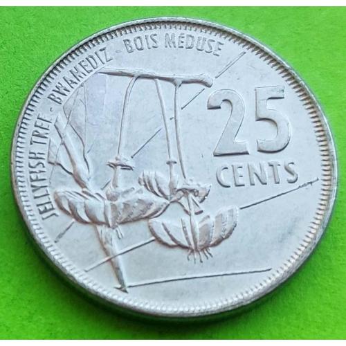 Сейшельские острова (Сейшелы) 25 центов 2016 г.