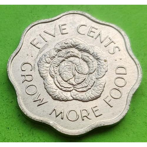 Сейшельские острова (Сейшелы) 5 центов 1972 г.