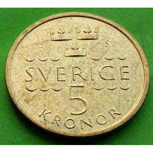 Швеция 5 крон 2016 г.