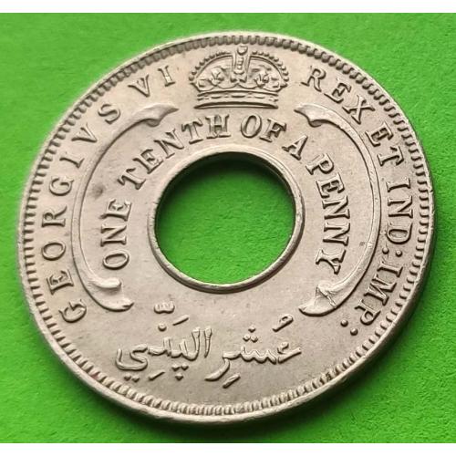 Симпатичная - Британская Западная Африка 1/10 пенни 1945 г. (Георг VI)