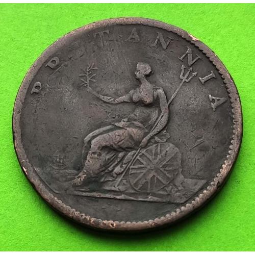 Симпатичная - Великобритания 1/2 пенни 1806 г.