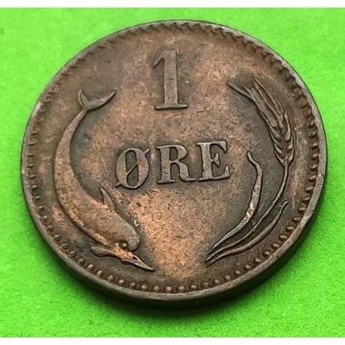 Дания 1 эре 1894 г. - хорошее состояние