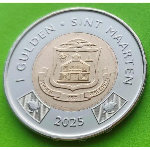 Сен-Мартен 1 гульден 2025 г.