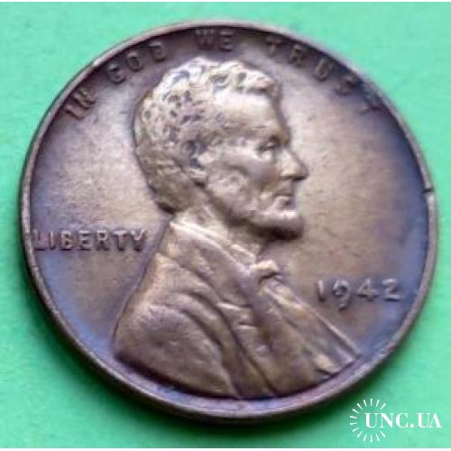 США 1 цент 1942 г.