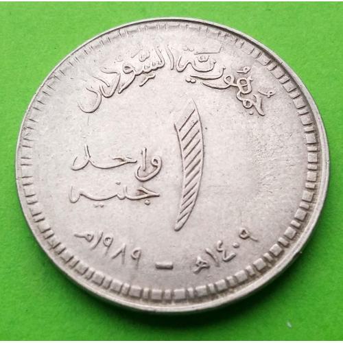 Судан 1 фунт 1989 г.