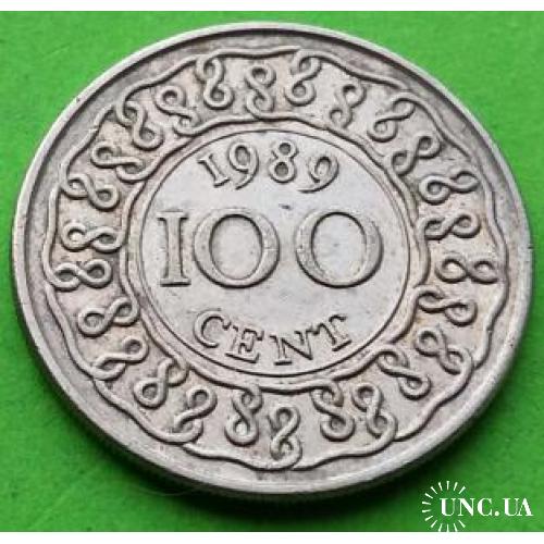 Суринам 100 центов 1989 г.