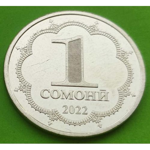 Таджикистан 1 сомони 2022 г.