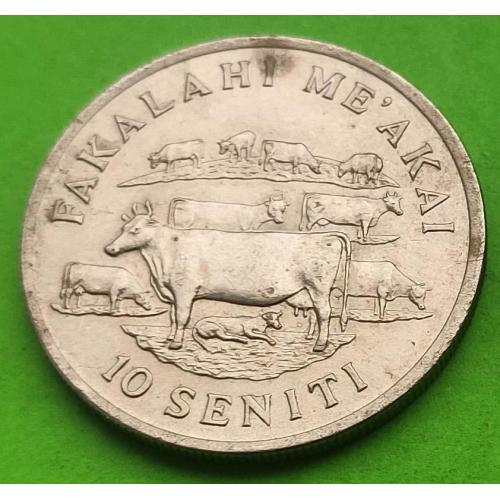 Тонга 10 сенити 1975 г.