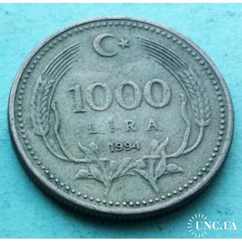 Турция 1000 лир 1994 г. (тип 1990-94 гг.)