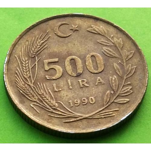Турция 500 лир 1990 г.