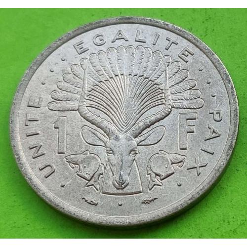 UNC - Джибути 1 франк 1977 г.