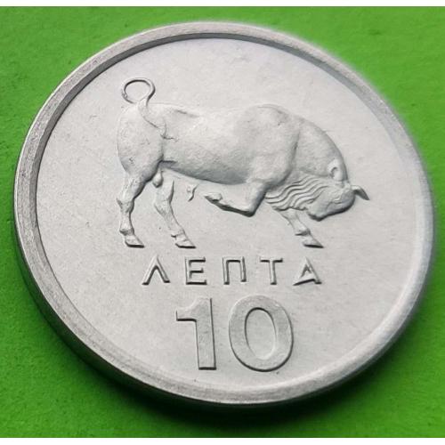 UNC - Греция 10 лепт 1976 г. 