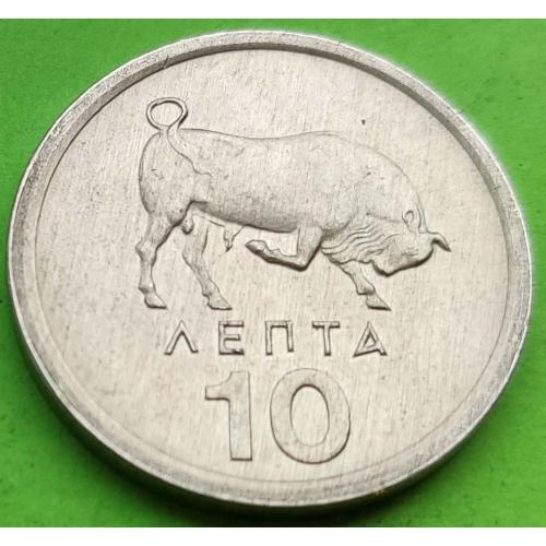 UNC - Греция 10 лепт 1976 г. 