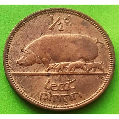 UNC - Ирландия 1/2 пенни 1964 г.