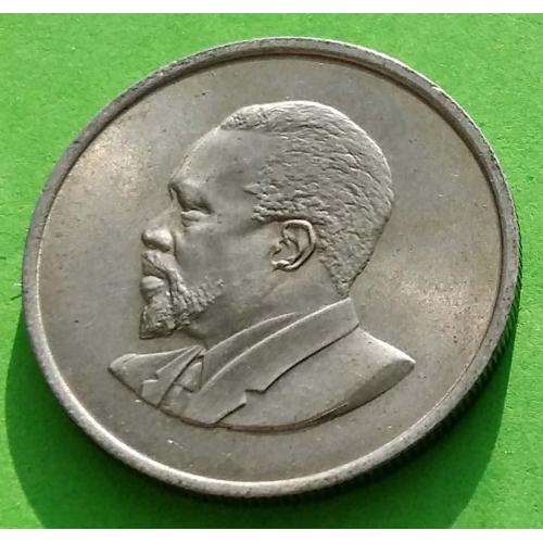 UNC - Кения 50 центов 1971 г. (редкое состояние для этого типа монет)