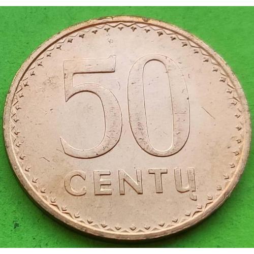 UNC - Литва 50 сенти 1991 г.