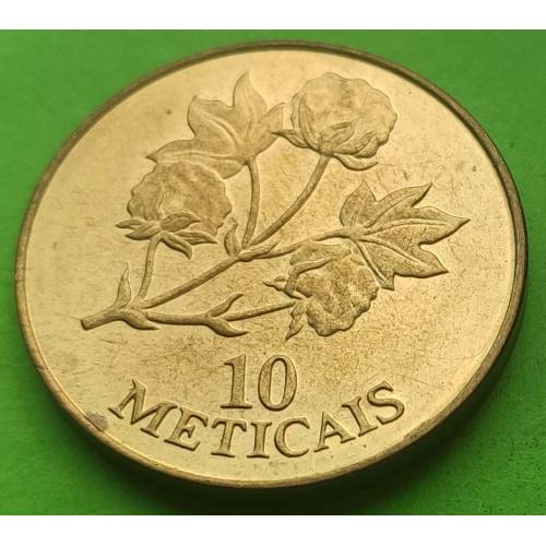 UNC - Мозамбик 10 метикалей 1994 г.