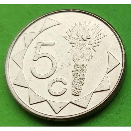 UNC - Намибия 5 центов 2015 г.
