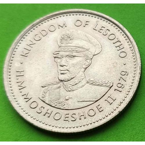 UNC - Портретное Лесото 25 лисенте 1979 г.