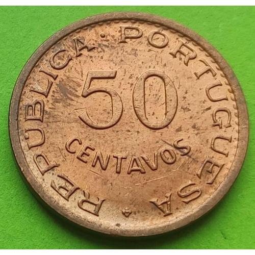 Португальский Тимор 50 сентаво 1970 г.