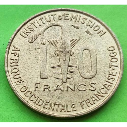 UNC - Того 10 франков 1957 г.