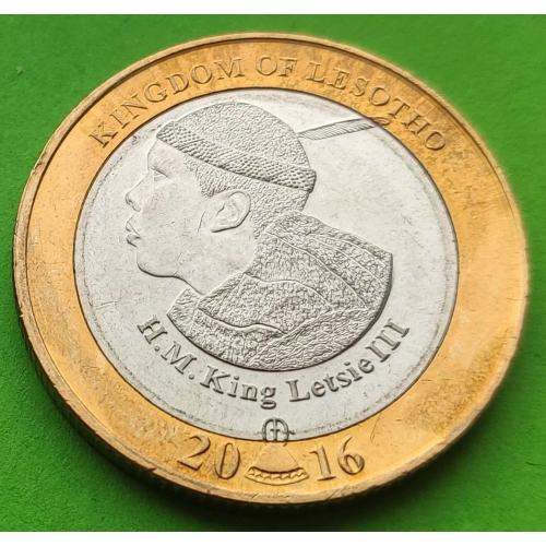 UNC - юб. Лесото 5 малоти 2016 г. (50 лет Независимости)