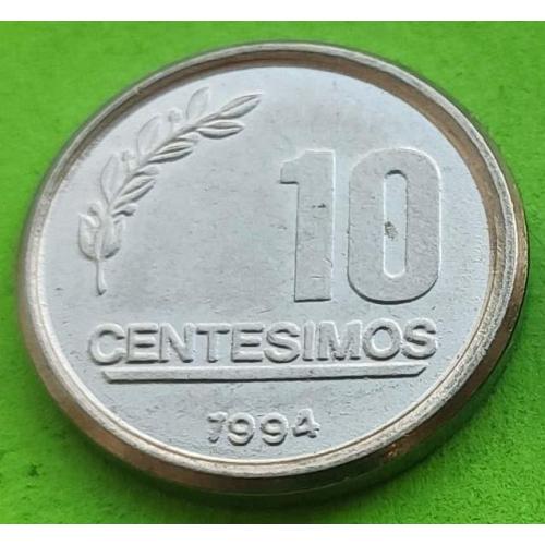 Уругвай 10 сентесимо 1994 г.