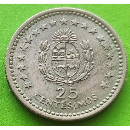  Уругвай 25 сентесимо 1960 г.
