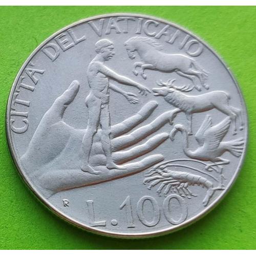 (+++) Ватикан 100 лир 1988 г.