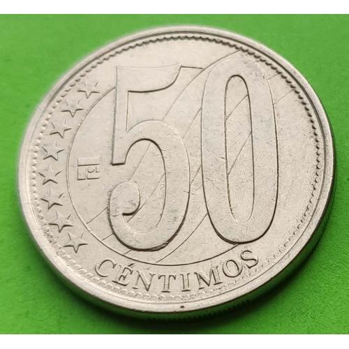 Венесуэла 50 сентимо 2007 г.