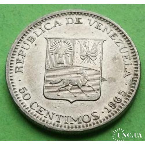 Венесуэла 50 сентимос 1965 г.