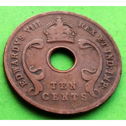 Восточная Африка 10 центов 1936 г. (Эдвард VIII)