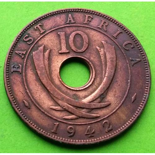 Восточная Африка 10 центов 1942 г. (Георг VI)