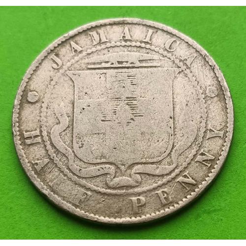 Ямайка 1/2 пенни 1884 г. (Виктория)