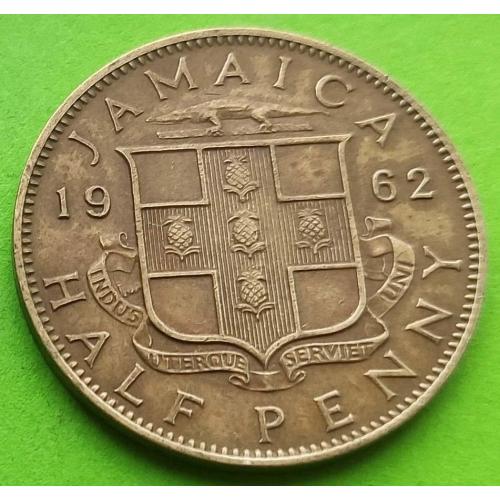 Ямайка 1/2 пенни 1962 г. (Елизавета II)