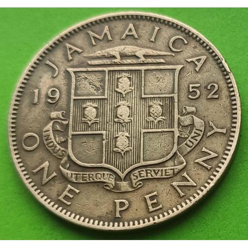  Ямайка 1 пенни 1952 г. (Георг VI - не император)