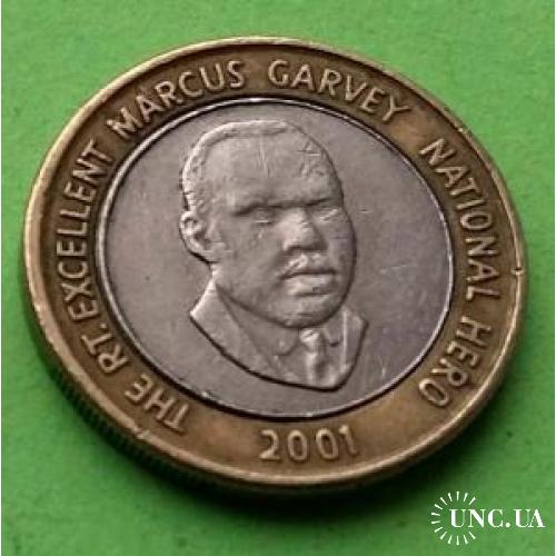Ямайка 20 долларов 2001 г.