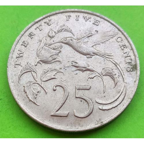 Ямайка 25 центов 1987 г.